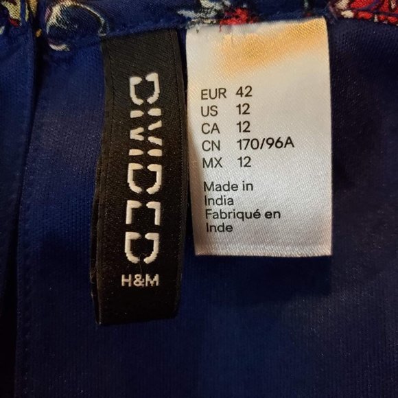 H & M Divided Woman's Sz 12 Maxi Dress halter top - Picture 6 of 9